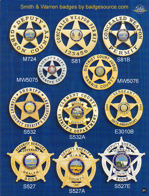 Circle star badges