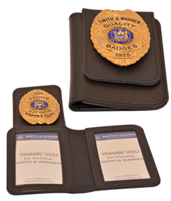 Model 740 & 741, Badge & double ID Case, Universal, Ouside badge mount Universal Badge & ID