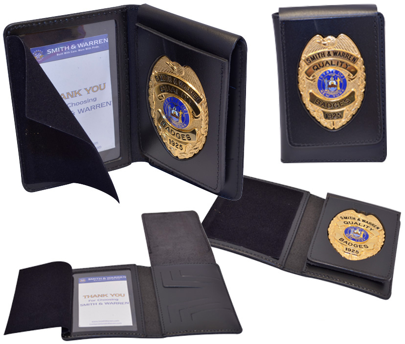 Model 857 FLIP OUT BADGE CASE with CREDIT CARD SLOTS DUTY LEATHER FLIP OUT BADGE CASE w/ CC SLOTS