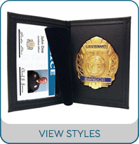 Dress style badge and ID cases