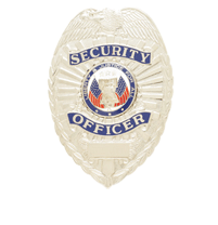 SECURITY OFFCIER TEARDROP SHIELD