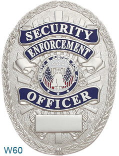 1 pcs The Security Enforcement Officer metal badge 78 x 55 gold plated  colored shoulder emblem souvenir coin brand new badge
